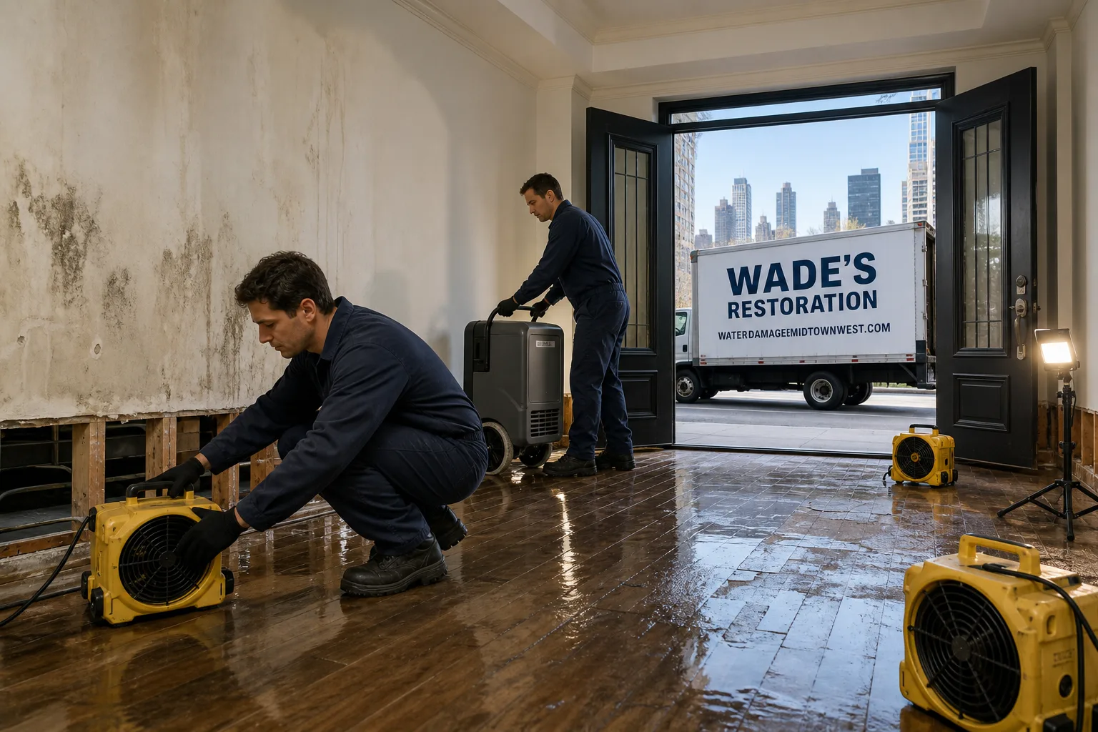 Sewage Cleanup in Midtown West, NY | Wade’s Restoration - Wade's Restoration
